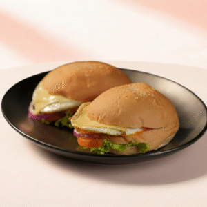 Cheese Omelette Burger